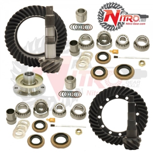 NITRO GEAR Toyota F&R Gear Package Kit, 4.88 Ratio, LC 100, LX470 & E-Lock